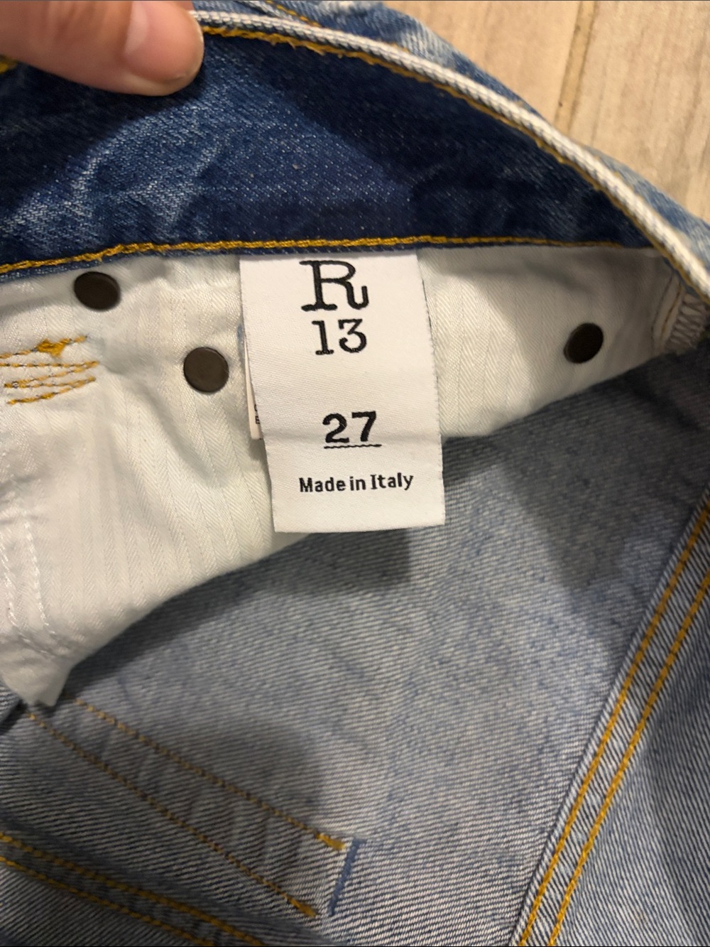 New without tags R13 boyfriend jeans - Picture 3 of 13